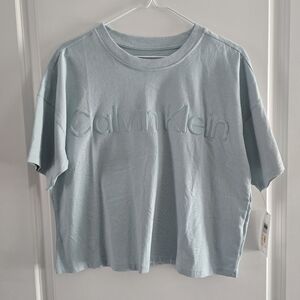 Calvin Klein Light Blue Women's Top